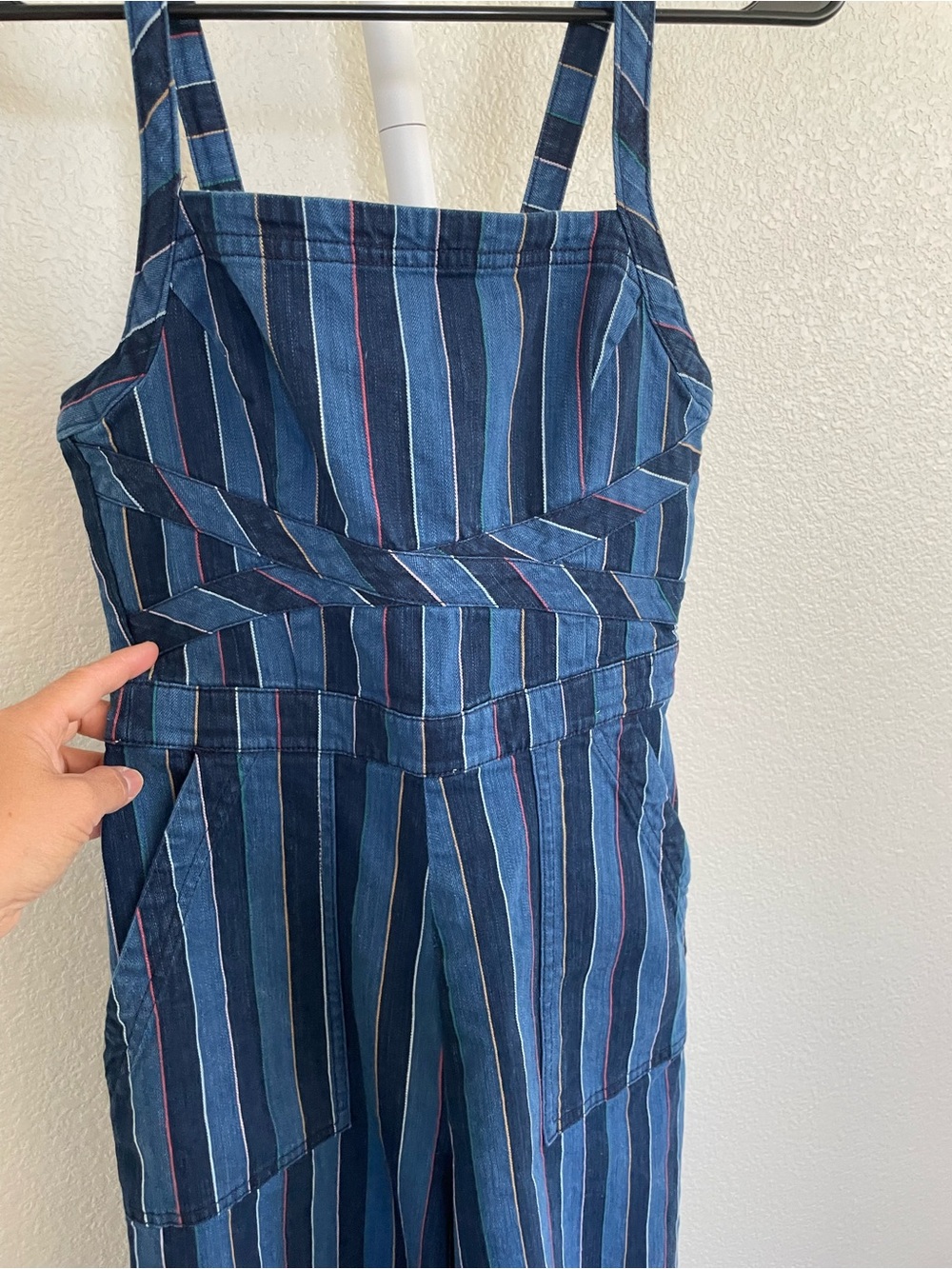 Anthropologie Nicola Jumpsuit Retro Casual Utility Chic 0P - Picture 6 of 9